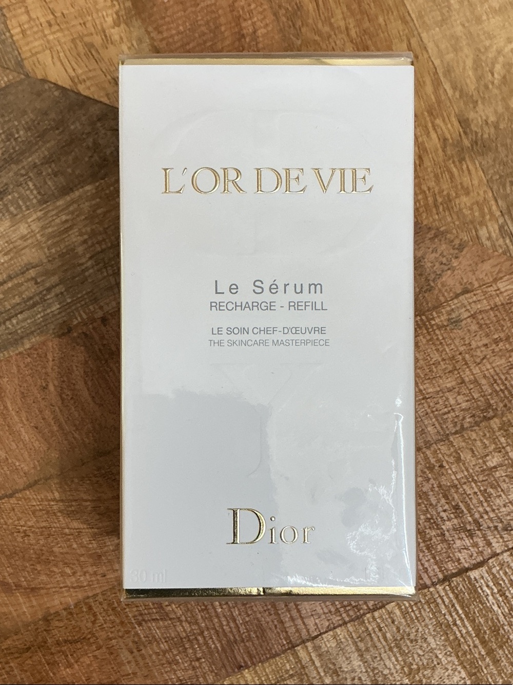 Dior L'Or De Vie Le Sérum Refill - White & Gold Accents